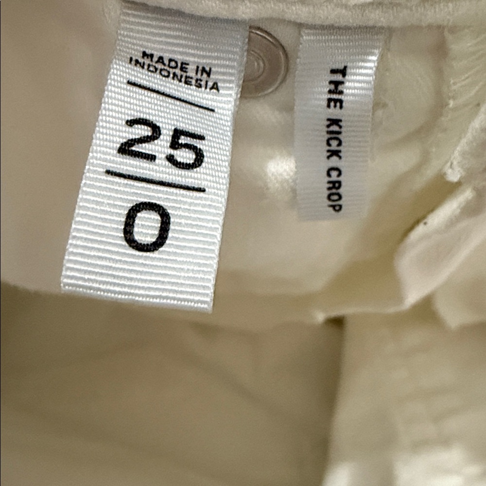 LOFT Kick THE Crop White jeans - Picture 4 of 8